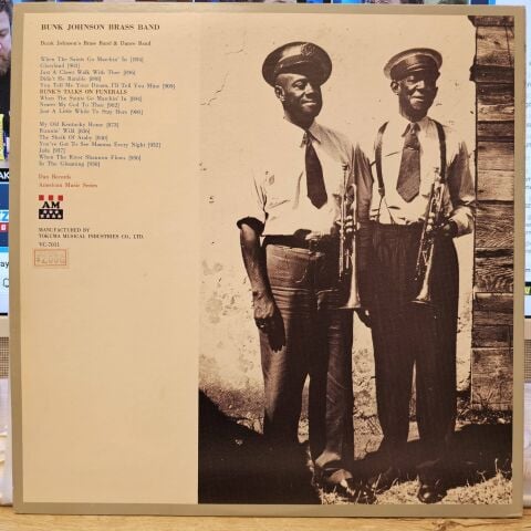 Bunk Johnson Brass Band – Brass Band LP PLAK