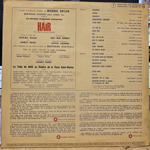 Various – Hair - Version Originale Française LP PLAK