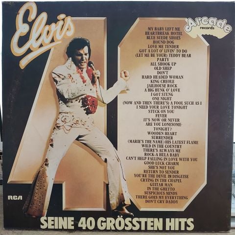 ELVİS PRESLEY - SEİNE 40 GRÖSSTEN HİTS LP PLAK