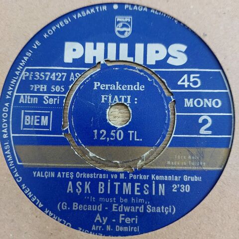 AYFERİ - ÇAL ÇİNGENE ÇAL 45LİK PLAK