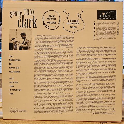 Sonny Clark Trio – Sonny Clark Trio LP PLAK