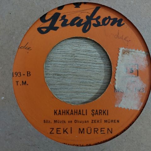 Zeki Müren – Züğürt  / Kahkahalı Şarkı 45LİK PLAK
