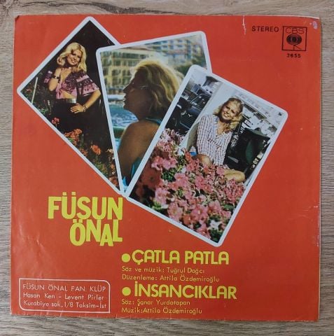 Füsun Önal – Çatla Patla / İnsanciklar 45LİK PLAK