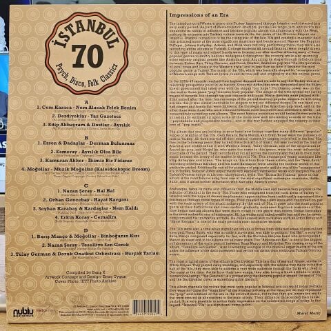 Various – İstanbul 70: Psych, Disco, Folk Classics LP PLAK