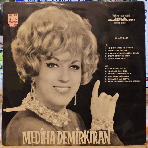 Mediha Demirkıran – Büyük ve Eşsiz Bestekar Sadettin Kaynak'ın Seçilmiş Eserleri LP PLAK...