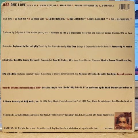 Nas – One Love LP PLAK