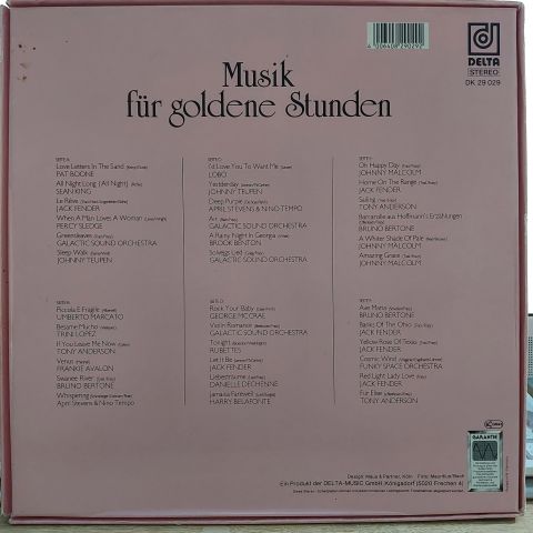 Various – Musik Für Goldene Stunden LP PLAK