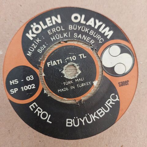 Erol Büyükburç – Kölen Olayım 45LİK PLAK