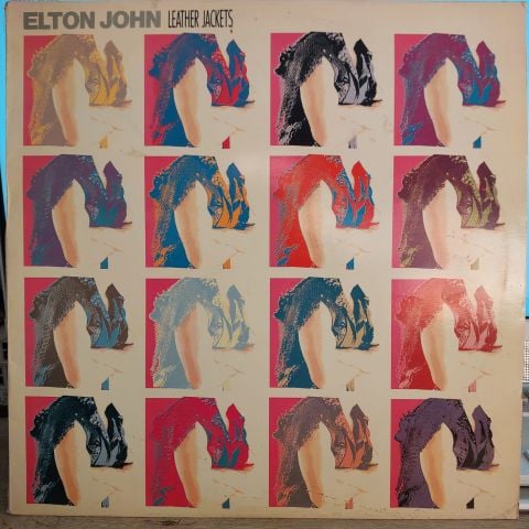 ELTON JOHN - LEATHER JACKETS LP PLAK