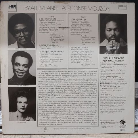 Alphonse Mouzon Featuring Herbie Hancock • Freddie Hubbard • Lee Ritenour • Seawind Horns* – By All Means LP PLAK