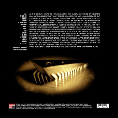 System Of A Down – System Of A Down LP PLAK
