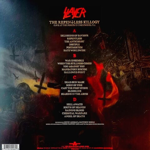 Slayer – The Repentless Killogy (Live At The Forum In Inglewood, CA) LP PLAK
