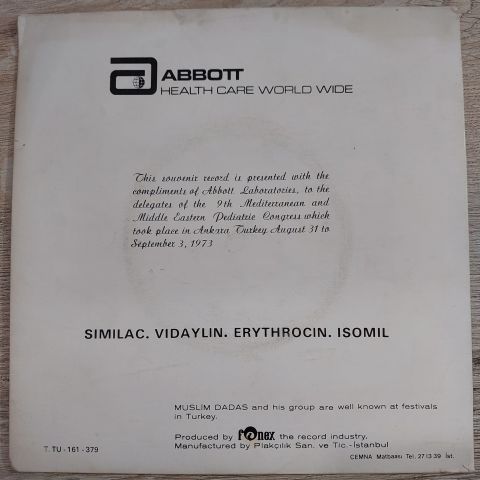 ERZURUM BAŞ BARI / TAVAS ZEYBEĞİ / MAÇKA SIKZARA HORONU / SİLİFKENİN YOĞURDU 45LİK PLAK