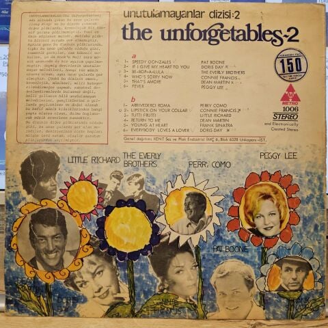 Various – The Unforgetables / Unutulmayanlar Dizisi: 2 LP PLAK