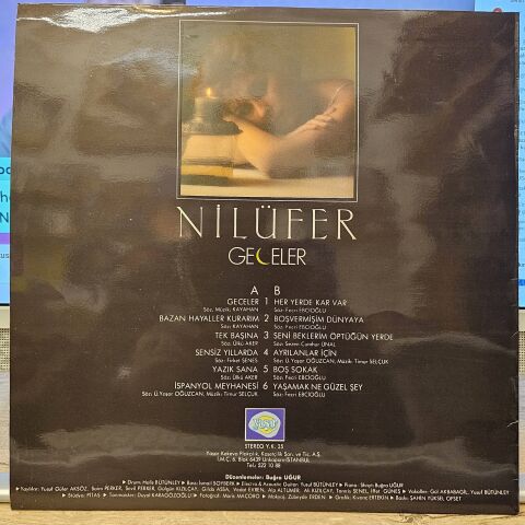 Nilüfer – Geceler LP PLAK