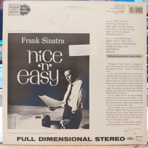 Frank Sinatra – Nice 'N' Easy LP PLAK