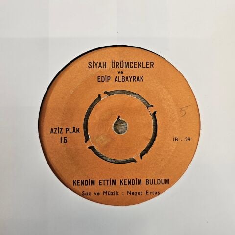 Siyah Örümcekler Ve Edip Albayrak – Kendim Ettim Kendim Buldum / Çiçeklerin Dili 45LİK PLAK...