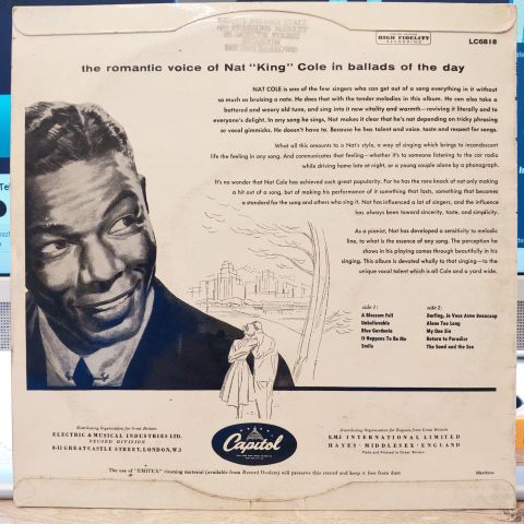 Nat ''King'' Cole – Ballads Of The Day  10İNÇ LP PLAK