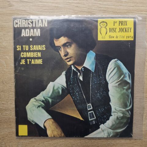 Christian Adam – Si Tu Savais Combien Je T'Aime 45LİK PLAK