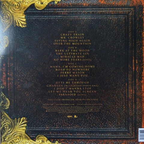 Ozzy Osbourne – Memoirs Of A Madman LP PLAK
