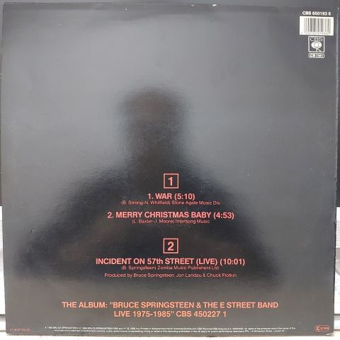 Bruce Springsteen & The E Street Band – War LP PLAK