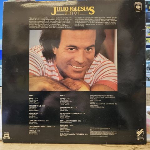 Julio Iglesias - Amor album cover More images LP PLAK