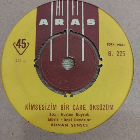ADNAN ŞENSES - SENEDE BİR GÜN 45LİK PLAK