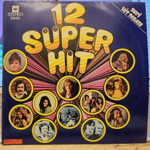 Various – 12 Süper Hit LP PLAK
