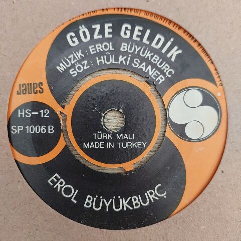 Erol Büyükburç – Avare Aşık / Göze Geldik 45LİK PLAK