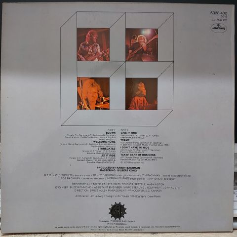 Bachman-Turner Overdrive – Bachman-Turner Overdrive II LP PLAK