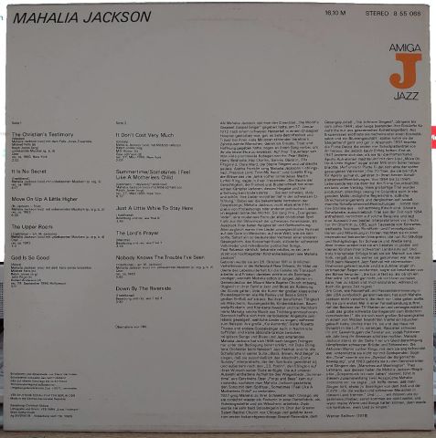 Mahalia Jackson – Mahalia Jackson LP PLAK