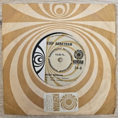 Edip Akbayram – Kükredi Çimenler / Boşu Boşuna 45LİK PLAK