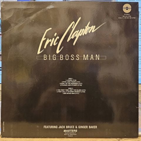 Eric Clapton Featuring Jack Bruce & Ginger Baker – Big Boss Man LP PLAK
