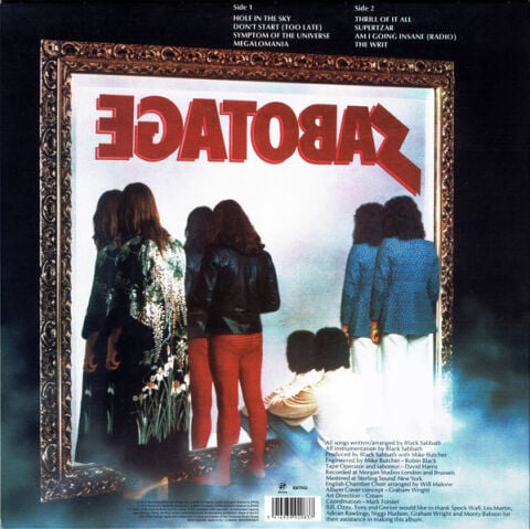 Black Sabbath – Sabotage LP PLAK