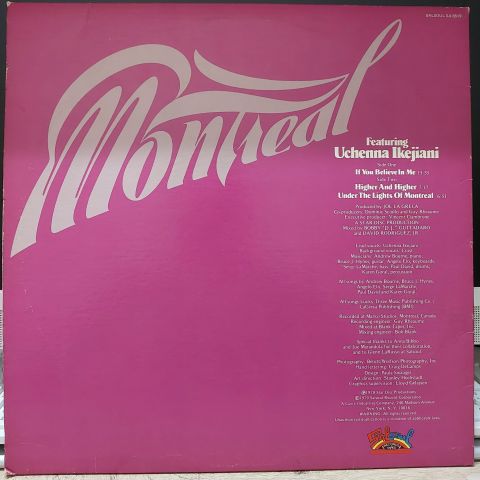 Montreal Featuring Uchenna Ikejiani – Montreal Featuring Uchenna Ikejiani LP PLAK