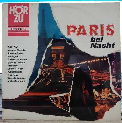 Various – Paris Bei Nacht - Ein Bummel Durch Die Seine-Metropole Mit 21 Weltstars LP PLAK