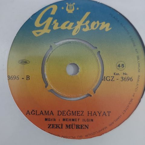 Zeki Müren – Karadut / Ağlama Değmez Hayat 45LİK PLAK