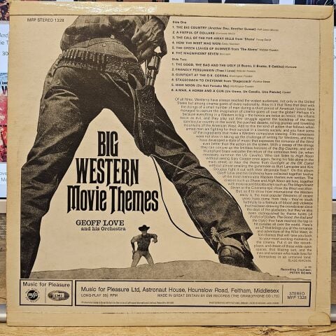 Geoff Love & His Orchestra – Big Western Movie Themes LP PLAK