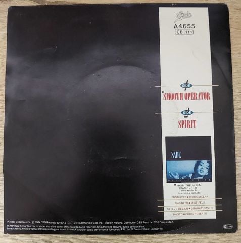 Sade – Smooth Operator 45LİK PLAK