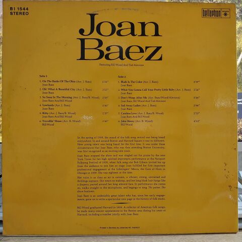Joan Baez – Joan Baez LP PLAK