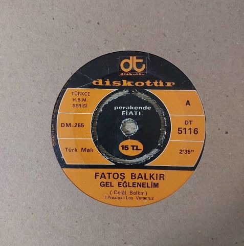 Fatoş Balkır – Gel Eğlenelim / Çamsakızı 45LİK PLAK