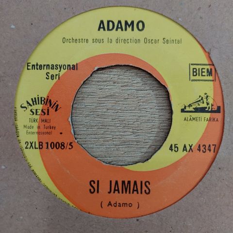 ADAMO - İSMİNİ HAYKIRIYORUM 45LİK PLAK