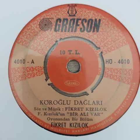 Fikret Kızılok – Köroğlu Dağları / Tutamadım Ellerini 45LİK PLAK
