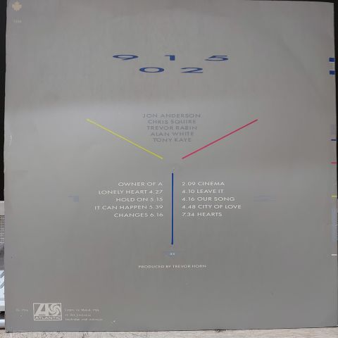 ﻿Yes – 90125 LP PLAK