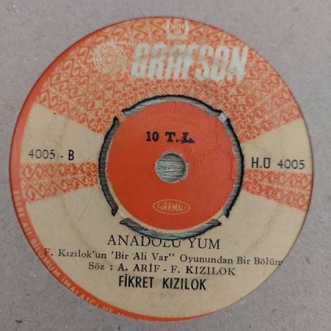 Fikret Kızılok – Gün Ola Devran Döne / Anadoluyum 45LİK PLAK
