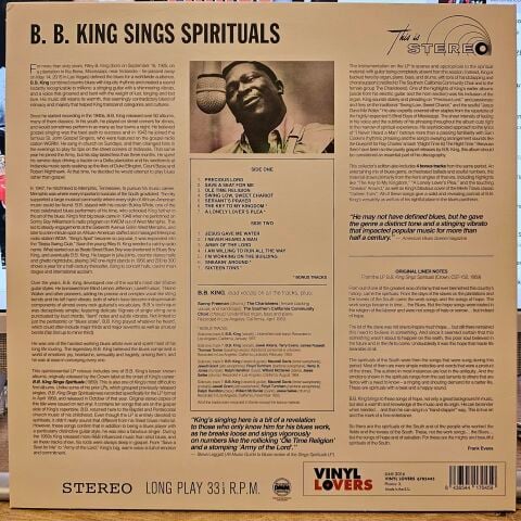 B.B. King – Sings Spirituals LP PLAK