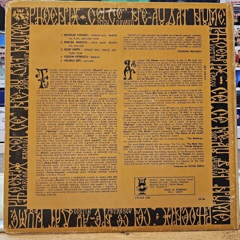 Phoenix – Cei Ce Ne-au Dat Nume LP PLAK