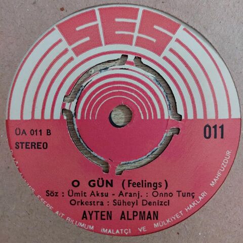 Ayten Alpman – Ölünceye Kadar / O Gün 45LİK PLAK
