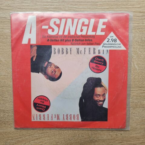 Bobby McFerrin – Don't Worry, Be Happy 45LİK PLAK