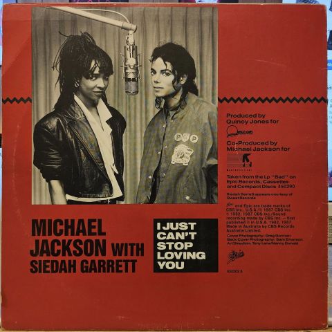Michael Jackson – I Just Can't Stop Loving You LP PLAK